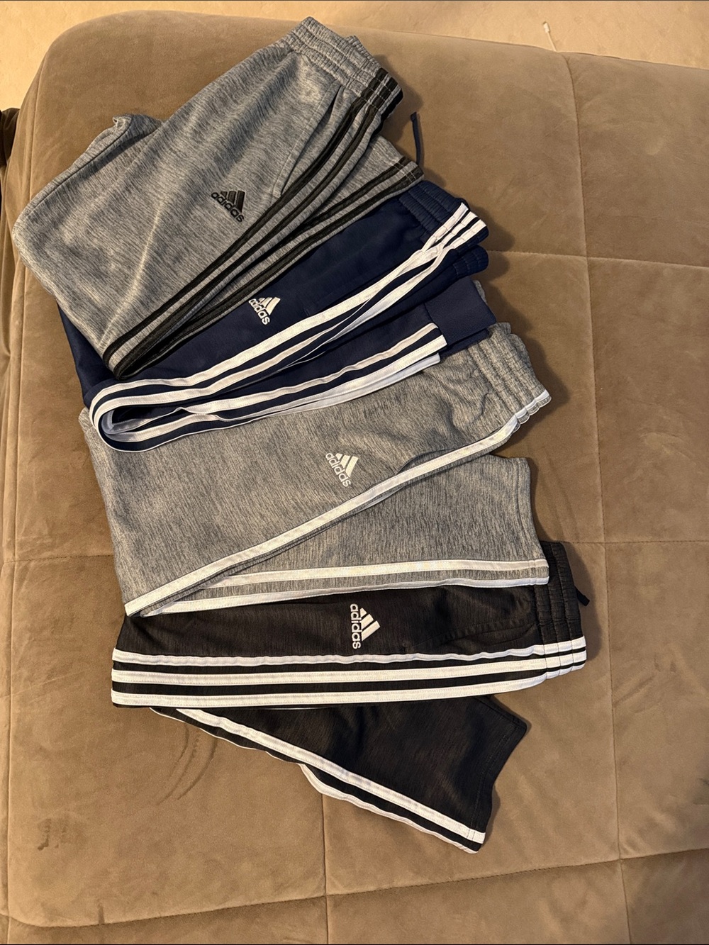 EUC LOT OF 4 Adidas Sweatpants Bundle